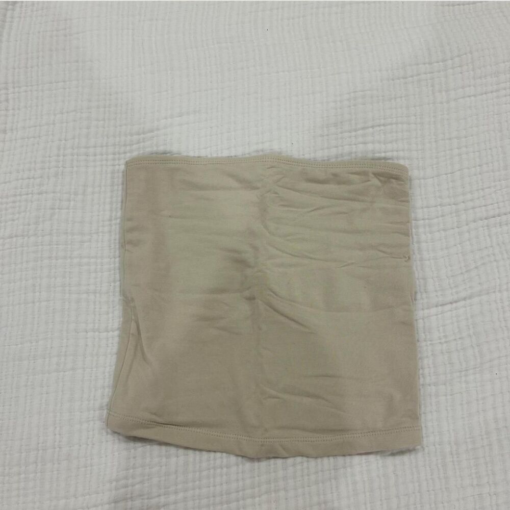 old navy cream strapless bandeau top